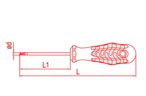 İzeltaş Opak Yıldız Uçlu Tornavida 8x150 Mm