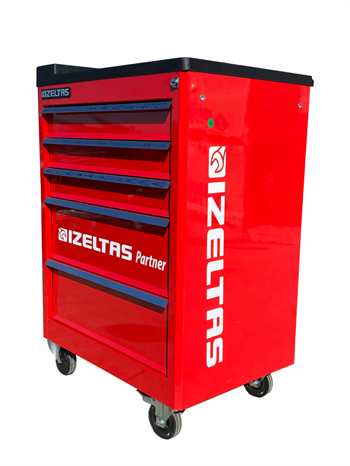 İzeltaş Partner Serisi 5 Çekmeceli Takım Arabası 118 Parça Dolu - 8235