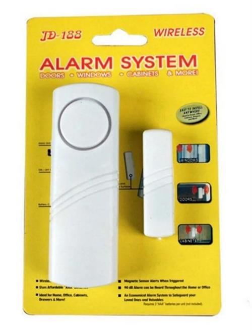 Kablosuz Alarm Sistemi Kapı Pencere Hırsız Alarmı Jd-188Zil ve Diafonlar