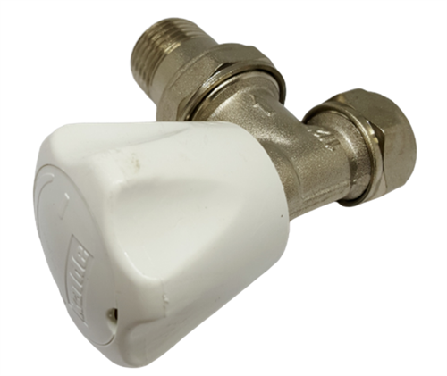 Kalde Radyatör Vanası Köşe Pe-X Ağır Tip 