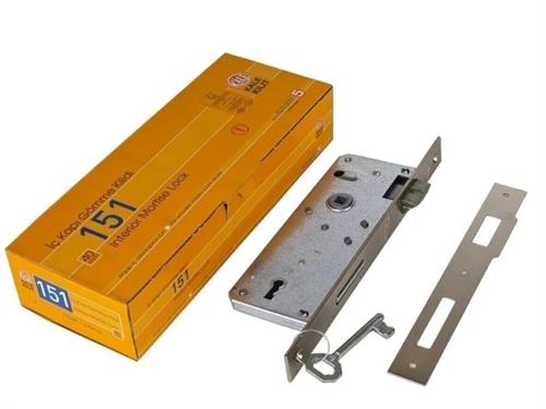 Kale Gömme Kilidi Nikel Kare 151R 40MM