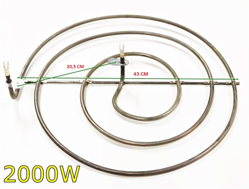 Katmer Rezistansı 220V 2000W