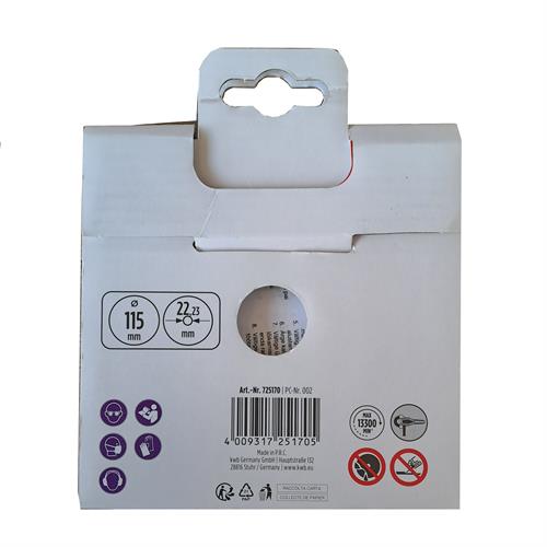 Kwb 725170 Classıc Elmas Kesici 115X22,33 Mm