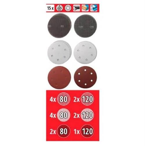 Kwb Duvar Zımpara Kağıdı 225 Mm 15 Li Paket 491066