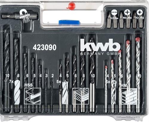 Kwb Matkap Ucu Ve Dübel Seti 300 Parça Plastik Çantalı 423090