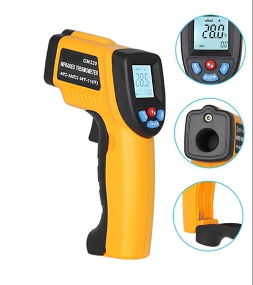 Lazerli Infrared Temassız Isı Ölçer – Termometre GM320