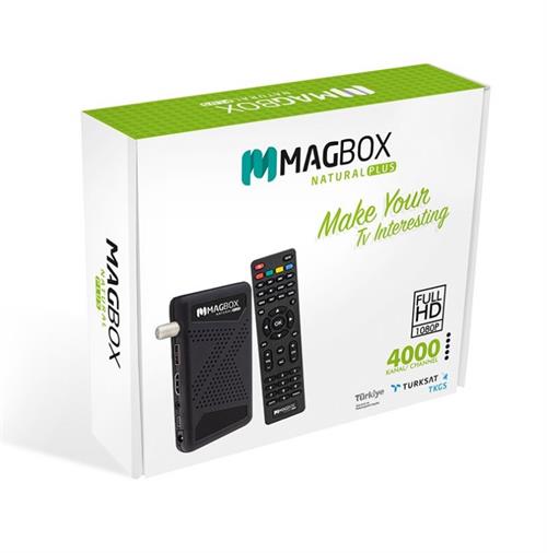 Magbox Natural Plus Hd Uydu Alıcı 6857