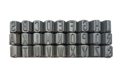 Masus Çelik Harf Takımı 8 Mm 5/16” 27 Parça