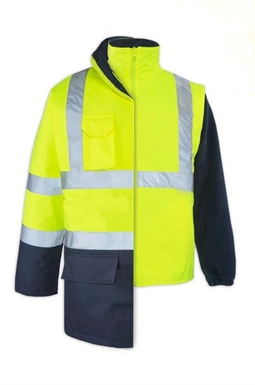 Maxsafety 5+1 Oxford Parka Sarı-Lacivert (Xl beden)