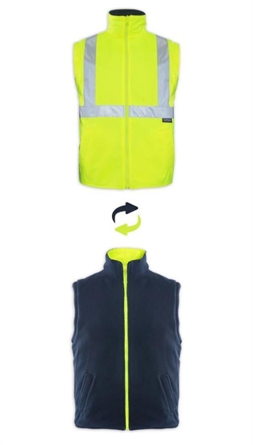 Maxsafety 5+1 Oxford Parka Sarı-Lacivert mont (M beden)