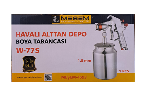 Meşem Havalı Boya Tabancası 1.8 Mm Alttan 4593