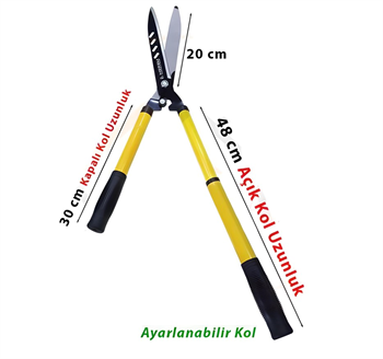 Meşem Uzatma Kollu Çim Biçme Makası 