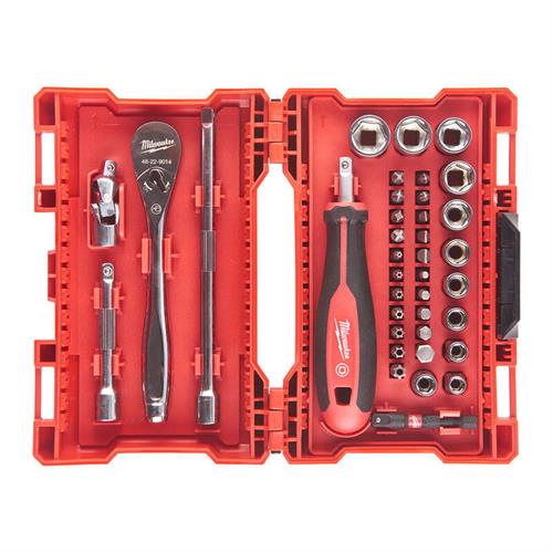 Milwaukee 1/4” 38 Parça Set Cırcır Ve Tornavida Kol 4932479096