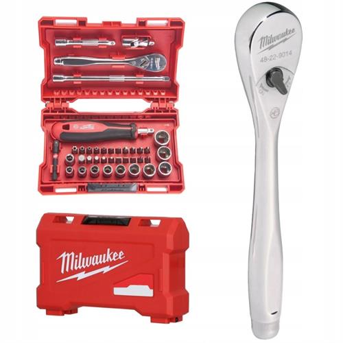 Milwaukee 1/4” 38 Parça Set Cırcır Ve Tornavida Kol 4932479096