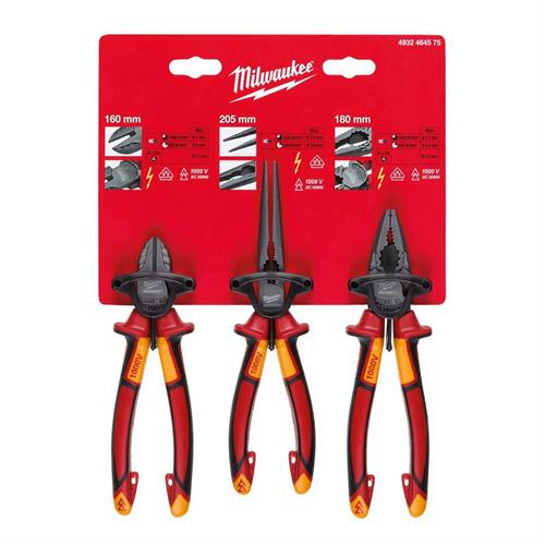 Milwaukee 3 Parça Vde Pense Seti 4932464575