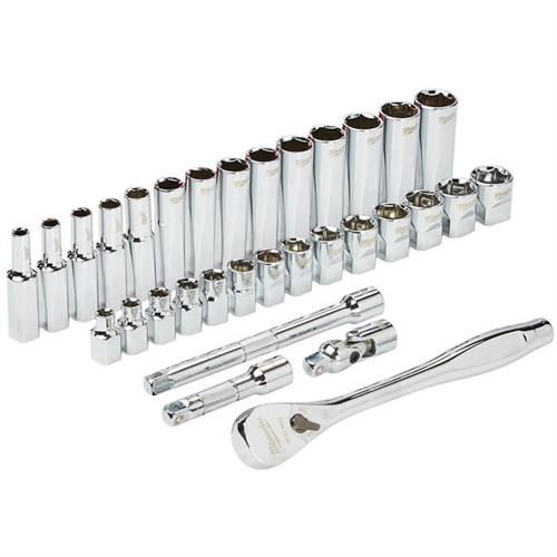 Milwaukee 32 Parça Lokma Anahtar Takımı 3/8 4932464945