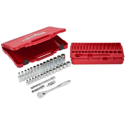 Milwaukee 32 Parça Lokma Anahtar Takımı 3/8 4932464945