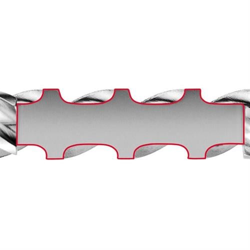 Milwaukee 5 Parça Sds-Plus MX4 Seri 4 Elmaslı Matkap Uç Seti 4932352835