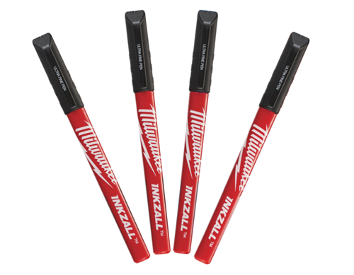 Milwaukee İnce Uçlu Marker Kalem 4lü 48223164