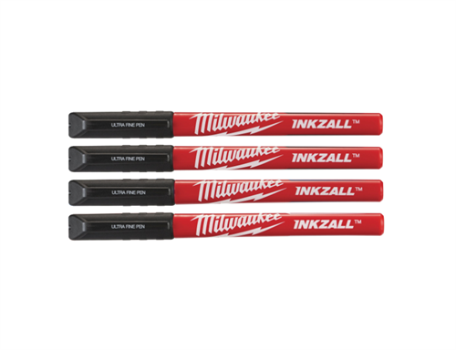 Milwaukee İnce Uçlu Marker Kalem 4lü 48223164