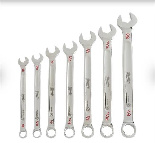 Milwaukee Kombine Anahtar Seti Metrik 7 Parça Max Bıte 48229407