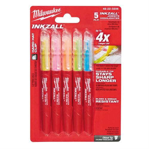 Milwaukee Marker Kalem Farklı Renk 5li PK 48223206