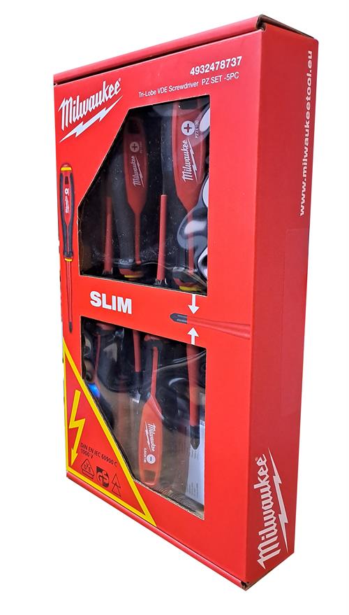 Milwaukee TRİ-LOBE VDE 5 Parça Tornavida Seti 4932478737
