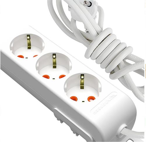 Mutlusan Ri-Tech Üçlü Topraklı Grup Priz 3 Metre