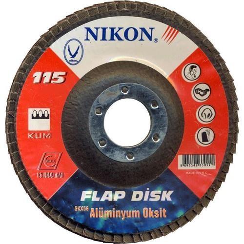 Nıkon Flap Disk Zımpara 115mm*120 Kum N33059