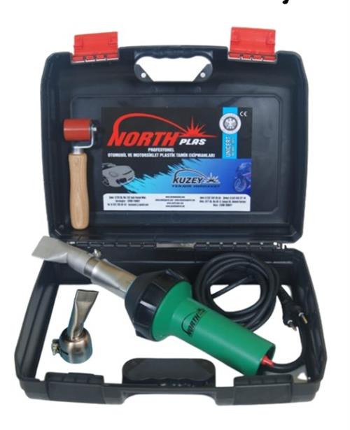 North Plas Profesyonel Branda, Zemin ve Plastik Kaynak Makinesi 1600 W+Merdane+Nozul