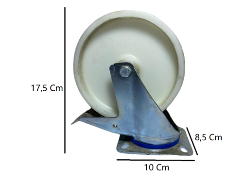Orko 3302 Mmb 150 f 18 Tablalı Frenli Polyamit Teker