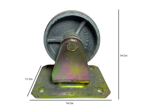 Orko 4107-Ddb-100 Saibt Döküm Teker