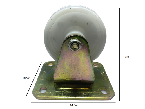 Orko 4107-Rmb-100 Sabit Ağır Polyamit Teker