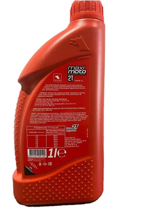 Petrol Ofisi Maxımoto 2 Zamanlı Motor Yağı 1 Lt