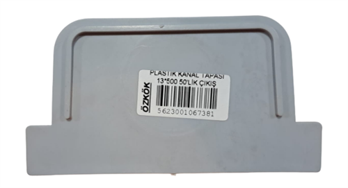 Plastik Kanal Tapası 13 X 500 50lik Çıkış