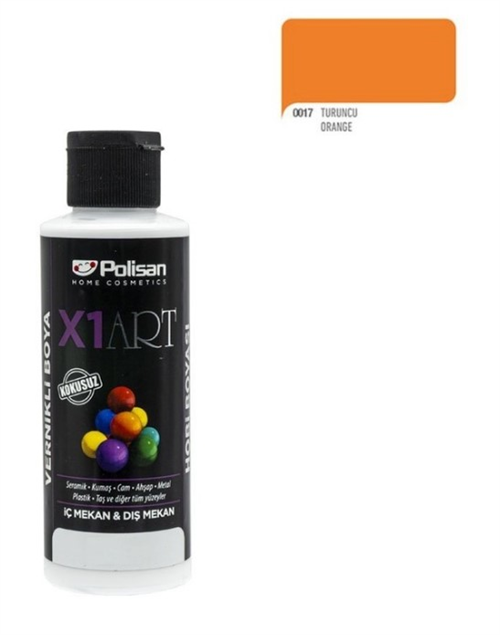 Polisan X1 Art Vernikli Hobi Boyası 120 ML