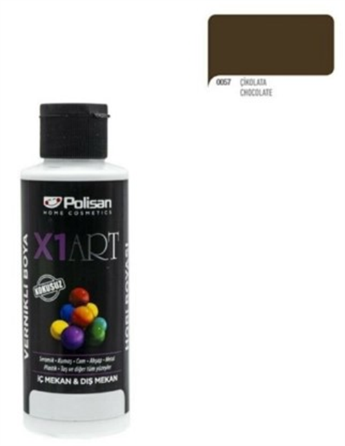 Polisan X1 Art Vernikli Hobi Boyası 120 ML