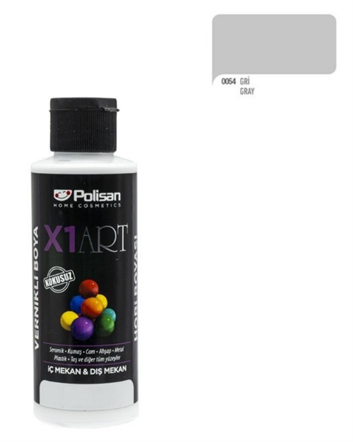 Polisan X1 Art Vernikli Hobi Boyası 120 ML