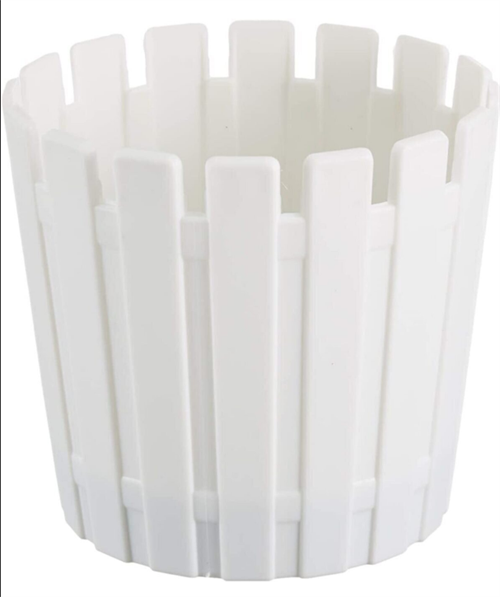 Poliwork Akasya 14 1 Litre Saksı Beyaz 