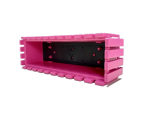 Poliwork Akasya Çit Balkon Saksı 60 Cm 11 Lt Pembe