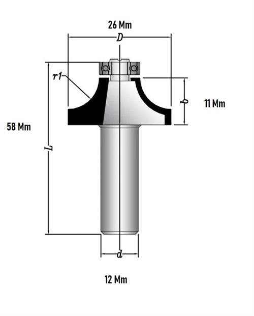Radüs Bıçağı R6