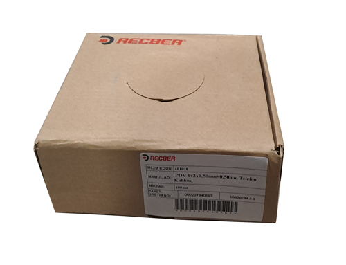 Reçber Telefon Kablosu 1x2x0,5+0.5 Pdv 1 Metre