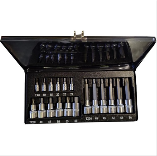 Retta 19 Pcs 1/4-1/2 Torx Lokma Anahtar Takımı Rlt1901