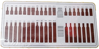 RICO 40 Pcs Kaplamalı Bits Set