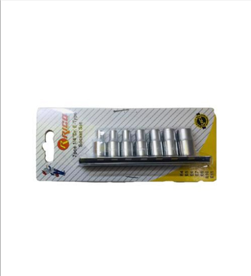 Rıco 7 Parça 1/4 İç Torx E Lokma Set Rc1407