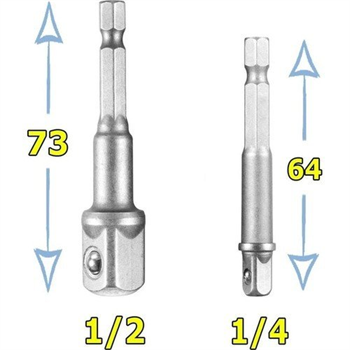 Rico  İkili Lokma Adaptörü 1/2 1/4  KK1314