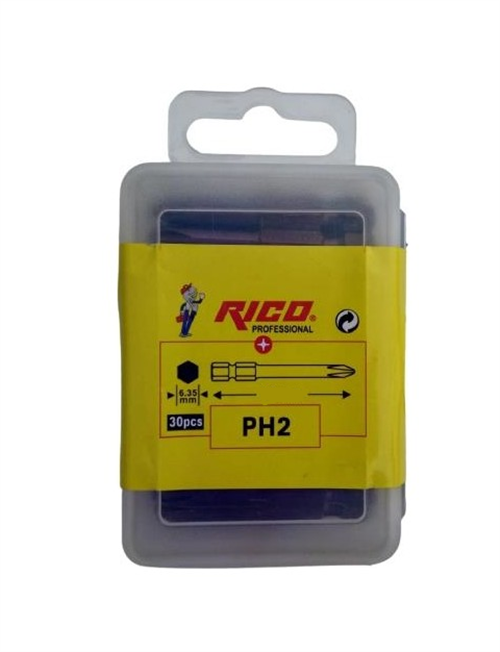 Rico Ph2 x 75 mm Yıldız Bist Uç KK1211