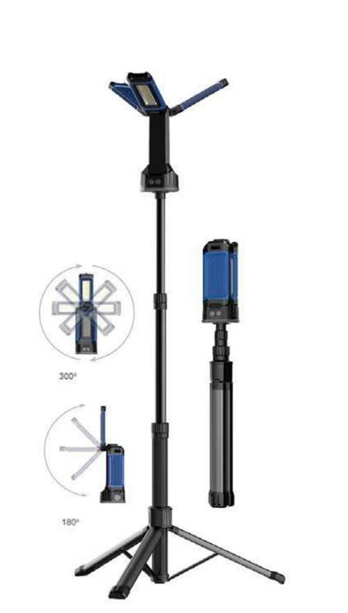 Rıco Şarjlı Ayaklı Tripotlu Çok Amaçlı Led Lamba RC-0039