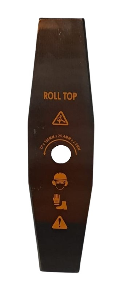Roll Top Grass Tırpan Bıçağı İkili 355MM X 25.4MM X 2.0MM 