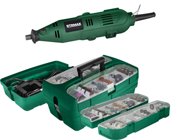 Rtrmax Rtm135 Mini Taşlama ve Gravür Seti 187 Parça